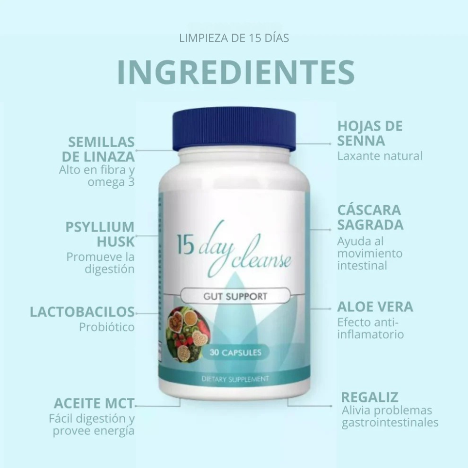 Limpieza en 15 Días: Desintoxica y aligérate