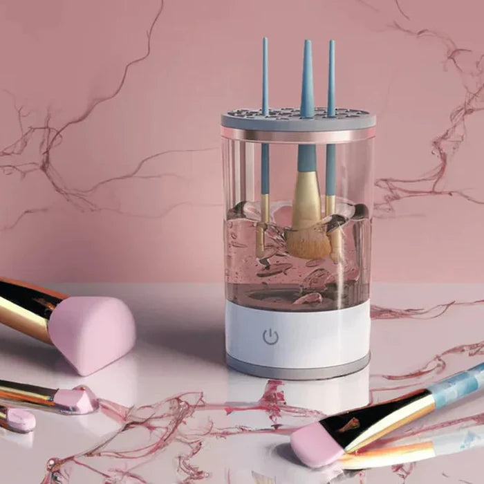 Limpiador de brochas de maquillaje