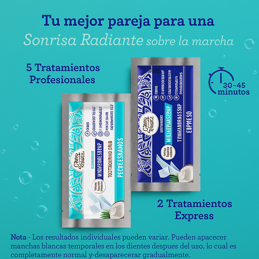 Tiras blanqueadoras GuruNanda